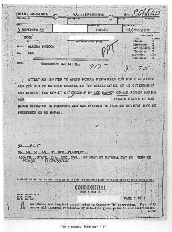 45 CE 917 warren commission