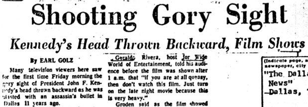 dallas mornng new March 7 1975 earl golz